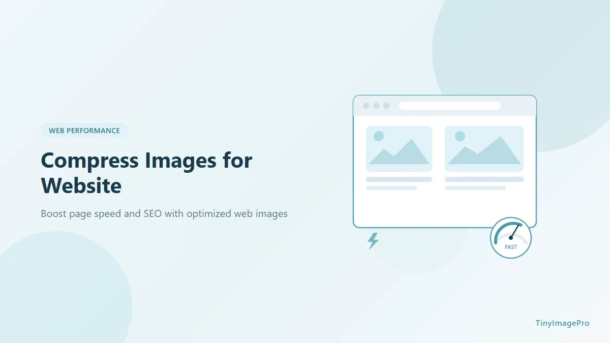 How to Compress Images for Website: Complete Guide 2025
